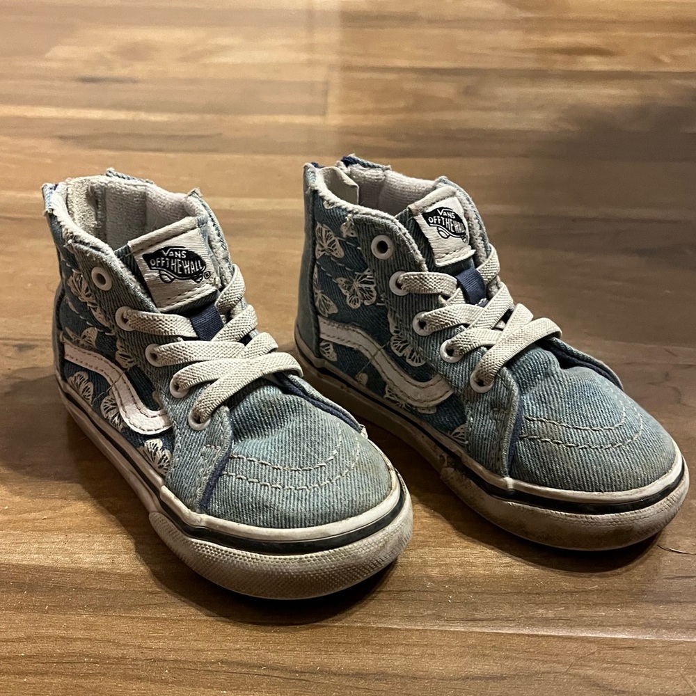 Vans Kids High-Top Sneakers - Denim Blue